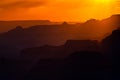 Grand Canyon sunset Royalty Free Stock Photo