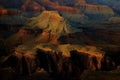 Grand Canyon Sunset Glow Royalty Free Stock Photo