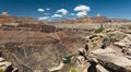 Grand Canyon at sunset - south rim view - HDR. Royalty Free Stock Photo