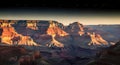 Grand Canyon Sunset View - Ai Generated Royalty Free Stock Photo