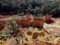 Grand Canyon of Thailand was known as Phae Mueang Phi. Royalty Free Stock Photo