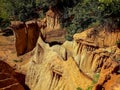 Grand Canyon of Thailand was known as Phae Mueang Phi. Royalty Free Stock Photo