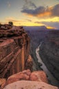 Grand Canyon Toroweap Point Sunrise Royalty Free Stock Photo