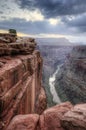 Grand Canyon Toroweap Point Sunrise Royalty Free Stock Photo