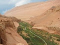 Grand canyon in Tuyu valley China Royalty Free Stock Photo