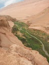 Grand canyon in Tuyu valley China Royalty Free Stock Photo