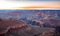 Grand Canyon at twilight, Arizona, USA Royalty Free Stock Photo