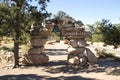 Hermits Rest is a structure at the western end of Hermit Road at the south rim Grand Canyon Royalty Free Stock Photo