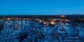 Grand Canyon Village At Dusk Royalty Free Stock Photo