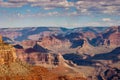 Grand Canyon Vista on a Summers day Royalty Free Stock Photo