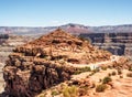 Grand Canyon West Rim - Eagle Point view - Arizona, AZ Royalty Free Stock Photo