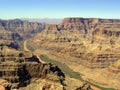 Grand Canyon West Rim - the view from Guano Point Royalty Free Stock Photo