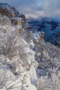 Grand Canyon Winter Royalty Free Stock Photo