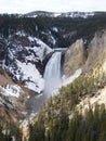 Grand Canyon of Yellowstone Waterfall Royalty Free Stock Photo