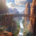 Grand Canyons and Sci-Fi Shapes: An Epic Bridge View