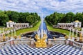 The Grand Cascade Fountain at Peterhof UNESCO World Heritage