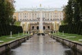 Grand Cascade, Grand Peterhof Palace Royalty Free Stock Photo