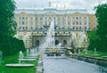 Grand cascade .Peterhof Palace Royalty Free Stock Photo