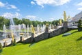 Grand Cascade of Peterhof Palace and Samson fountain, Saint Petersburg, Russia