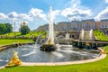 Grand Cascade of Peterhof Palace and Samson fountain, Saint Petersburg, Russia