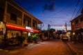 Night at Grande Case, St. Martin Royalty Free Stock Photo