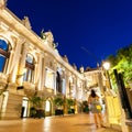 The grand Casino Monte - Carlo at night. Monaco Royalty Free Stock Photo