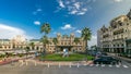 Grand Casino in Monte Carlo timelapse, Monaco. historical building Royalty Free Stock Photo