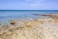 Grand Cayman Island Seven Mile Beach Rocky Shore Royalty Free Stock Photo