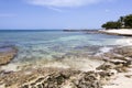 Grand Cayman Island Rocky Seven Mile Beach Royalty Free Stock Photo