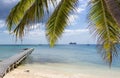 Grand Cayman islands, George town, cruise ship on the background