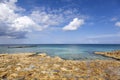 Grand Cayman Landscape With A Sunken Ship Royalty Free Stock Photo