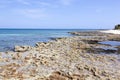 Grand Cayman Rocky Seven Mile Beach Royalty Free Stock Photo