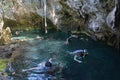 Grand cenote in Yucatan peninsula, Mexico.