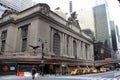 Grand Central Terminal southern facade on East 42nd Street at Pershing Square viaduct, New York, NY, USA Royalty Free Stock Photo