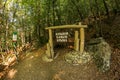 Entrance to the path to the canyon