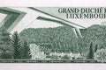 Grand Duchess Charlotte Bridge from Luxembourgish Francs