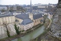 Luxembourg architecture Royalty Free Stock Photo
