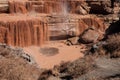 Grand Falls Chocolate Falls is northeast of Flagstaff, Arizona.