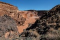 Grand Falls Chocolate Falls is northeast of Flagstaff, Arizona.