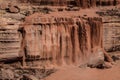 Grand Falls Chocolate Falls is northeast of Flagstaff, Arizona.