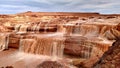 Grand Falls on the Navajo Nation Royalty Free Stock Photo