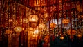 Grand Festive Interior With Decorative Lantern Lighting Royalty Free Stock Photo