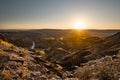 The Grand Fish River Canyon of Namibia Royalty Free Stock Photo