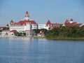 Grand Floridian Resort at the Seven Seas Lagoon at Walt Disneys Magic Kingdom Park, near Orlando, in Florida Royalty Free Stock Photo