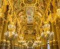 Grand Foyer Palais Garnier, Opera Paris France Royalty Free Stock Photo