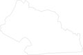 Grand Gedeh Liberia outline map