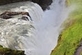 Grand Gullfoss in Iceland Royalty Free Stock Photo