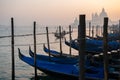 Grand ÃÂ¡hannel with gondolas, Venice, Italy. Royalty Free Stock Photo