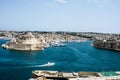 View of Grand Harbor,  Valletta, Malta Royalty Free Stock Photo