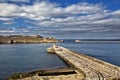 Grand Harbour Breakwater Royalty Free Stock Photo